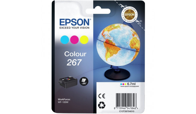 "Epson 267 C/M/Y C13T26704010"