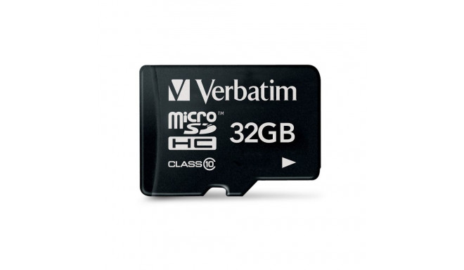 "CARD 32GB Verbatim Premium MicroHC 90MB/s"