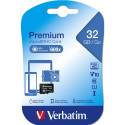 "CARD 32GB Verbatim Premium MicroHC 90MB/s"