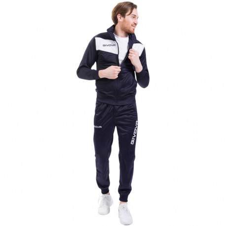 Dres Givova Tuta Visa granatowo-biały TR018 0403 3XS