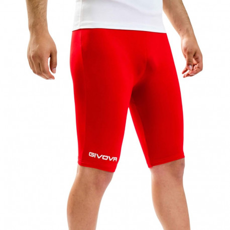 Spodenki Givova Bermuda Skin czerwone XS