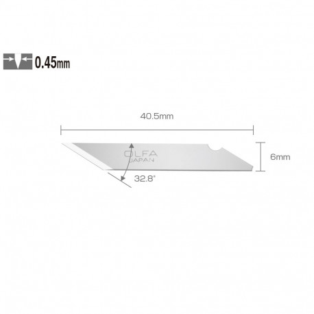 OLFA KB, Knife blades, 25pcs