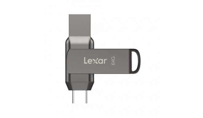 Lexar JumpDrive D400 mälupulk, 64 GB (LJDD400064G-BNQNG)