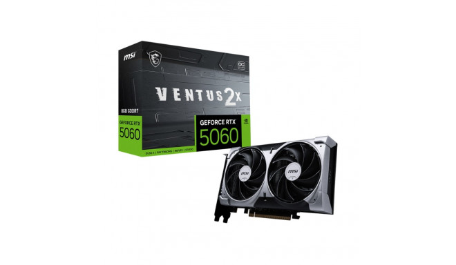 MSI GeForce RTX 5060 Ventus 2X OC 8GB GDDR7 DLSS4 graafikakaart
