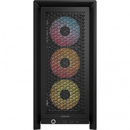 Corsair PC Case | Frame 4000D RS ARGB Modular | Mid-Tower | Black