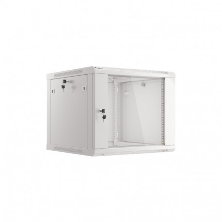 Lanberg 19" seinakinnitusega 9U/600x600 (kokkupandav) klaasuksega rack-kapp WF01-6609-10S hall
