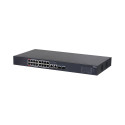 SwitchDAHUADesktop/pedestalRack16x10Base-T / 100Base-TX / 1000Base-T2xSFPPoE port 16CS4220-16GT-240