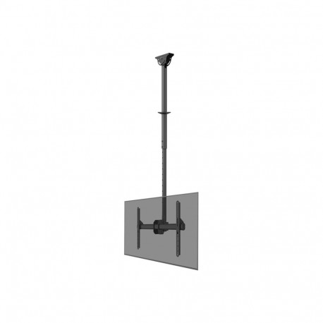 Neomounts CL35-440BL16L Monitor/TV Mount Ceiling | Adjustable Height, Rotate, Tilt, Swivel | 37-70 "