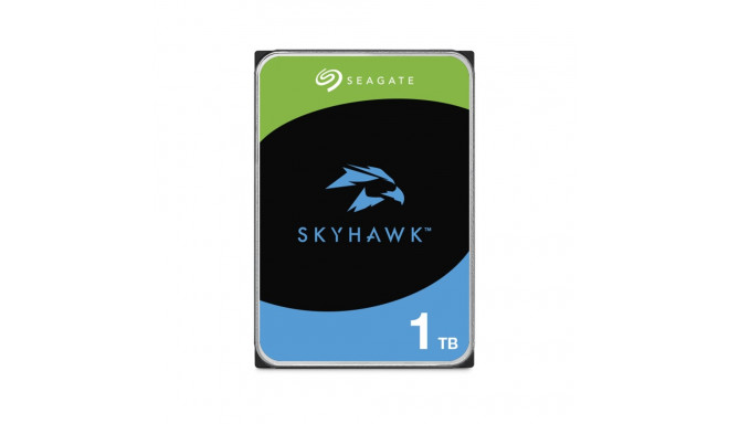 SEAGATE Surveillance Skyhawk 1TB HDD SATA 6Gb/s 256MB vahemälu 8,89 cm 3,5-tolline