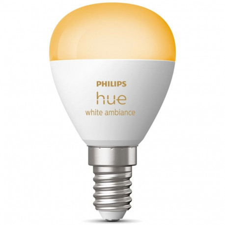 Philips Hue White Ambience Luster smart lamp, E14, P45, 470 lm, 2200-6500 K