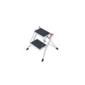 Folding step bench MK60 StandardLine | steel | 2 steps | white
