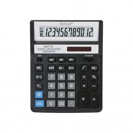 Calculator Desktop Rebell BDC712BK