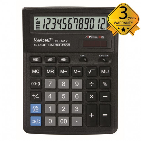 Calculator Desktop Rebell BDC412