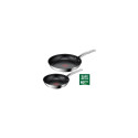 TEFAL INTUITION frying pan set, aluminum, suitable for induction cooker, ø 20 cm, ø 26 cm