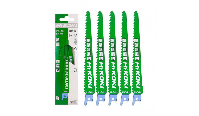 HIKOKI SABRE SAW BLADE RD31B/S611DF 150mm /5pcs.