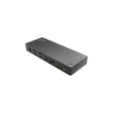LENOVO ThinkPad hübriid USB A/C dokk 2xDisplayPort 2xHDMI 2x3840x2160-60Hz 1Gbit LAN 1xUSB-C ees 5xU