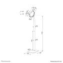 Neomounts FL15-625BL1 Tablet floor stand 7.9-11" - lockable - universal