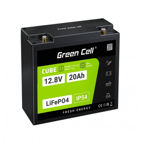 Green Cell LFPGC12V20AH UPS aku liitium-raudfosfaat (LiFePO4) 12.8 V 20 Ah