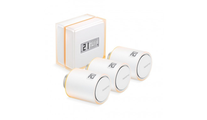 Netatmo Pack: Smart Thermostat + 3 Additional Smart Radiator Valves