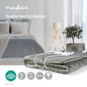 Nedis PEBL130CWT2 elektriline tekk 120 W hall, valge fliis, polüester