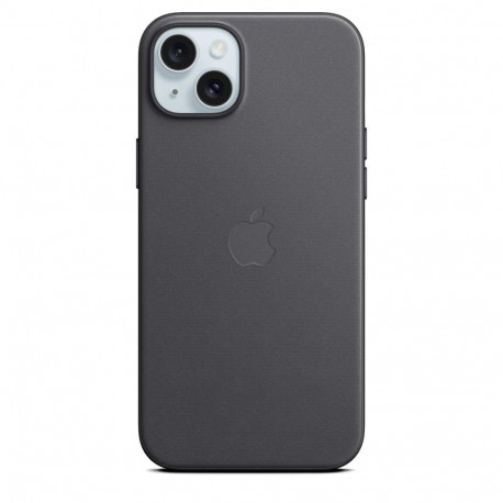 Apple iPhone 15 Plus FineWoven ümbris MagSafe-iga - must