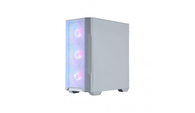 MSI MAG FORGE M100R Midi Tower Transparent, White