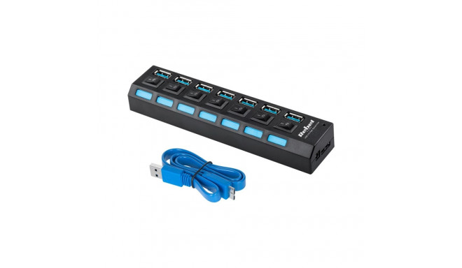 USB 3.0 7-pordiline jaotur Rebel