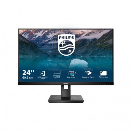 Philips S Line 242S9JML/00 LED ekraan 61 cm (24") 1920 x 1080 pikslit Full HD LCD must