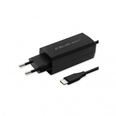 Qoltec 52419 65W GaN ülikiire laadija | 5-20V | 3-3,25A | USB-C 3.1