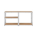 Rebel RB-1250 metall hoiuriiul kapp riiulid 175kg x5 180x90x40cm tsingitud kokkupandav MDF
