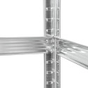 Rebel RB-1250 metall hoiuriiul kapp riiulid 175kg x5 180x90x40cm tsingitud kokkupandav MDF