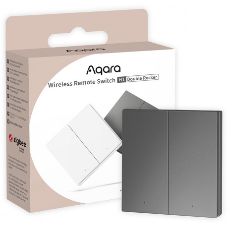 Aqara juhtmevaba lüliti Wireless Remote Switch H1 Double, hall
