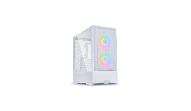 Lian Li LANCOOL 207 PC korpus, midi-tower, ATX, karastatud klaas – valge