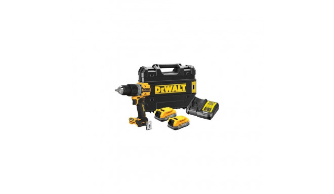 Dewalt Cordless impact drill DCD805E2T, 18 volts (yellow/black, 2x POWERSTACK Li-Ion batteries 1.7 A