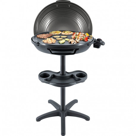 Elektrogrill VG 325 (schwarz/grau, 2.000 Watt, mit Standfuß)