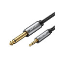 Audio cable mini jack 3.5mm male to jack 6.35mm male Vention BCYHL 10m