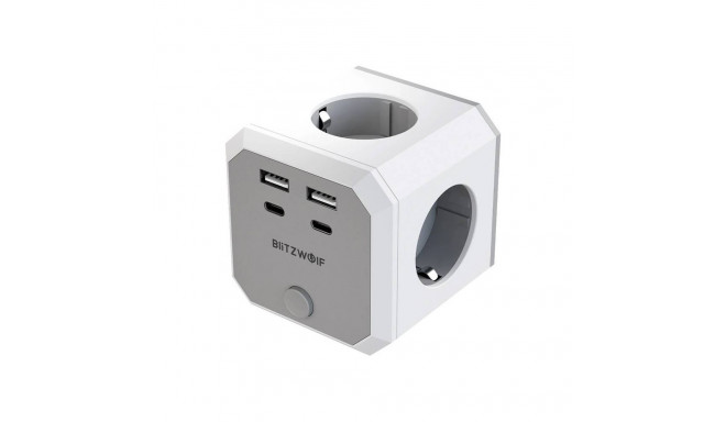 BlitzWolf BW-EC2 8-in-1 Power Cube (4xAC / 2 x USB-A / 2 x USB-C)
