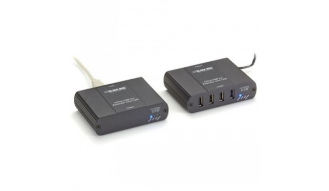 BLACKBOX USB 2.0 ULTIMATE NETWORK OR DIRECT CONNECT EXTENDER - 100M, 4 PORT