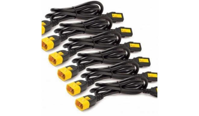 APC POWER CORD KIT (6 EA), LOCKING, C13 TO C14, 1.2M