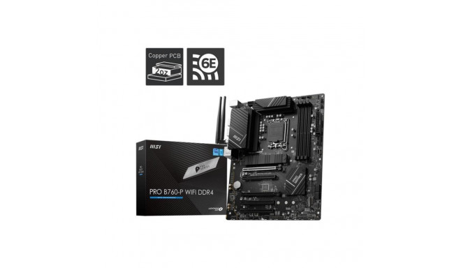 MSI mainboard Intel B760 Express LGA1700 ATX DDR4x4 5xPCI-Express 5.0 16x 2xM.2