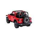 Auto R/C Jeep Wrangler Rubicon 1:14 Rastar punane