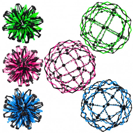 Maagiline teleskoopne lahtikäiv pall sinine roosa roheline mix 18/32cm