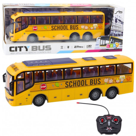 Koolibuss RC 1:30 tuled, kollane
