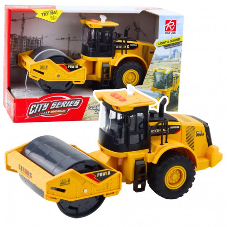 pööratav teerull kollane tulede ja helidega