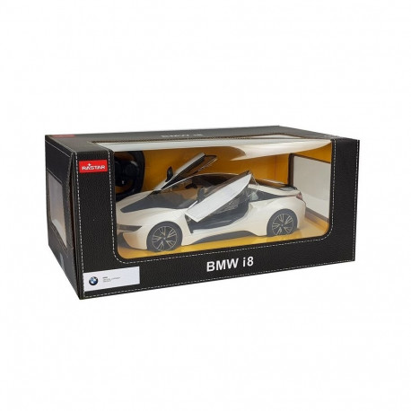 Auto R/C sportlik kaugjuhitav BMW i8 Rastar 1:14 valge