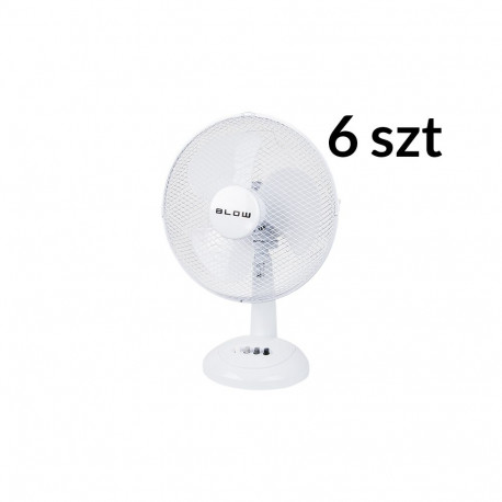 Lauaventilaator 44-068# 12"/30cm 40W (6 tk.), valge