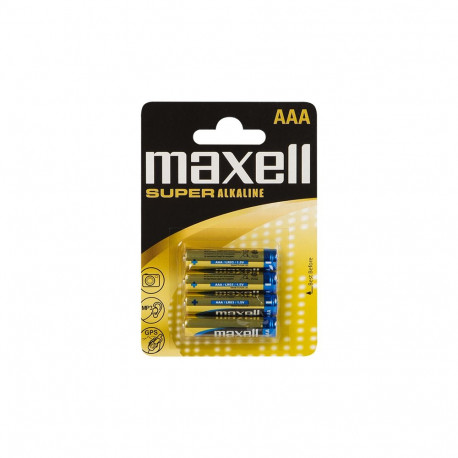 Maxell alkali-patareid 3067# AAA LR3 1.5V super blisterpakendis 4tk