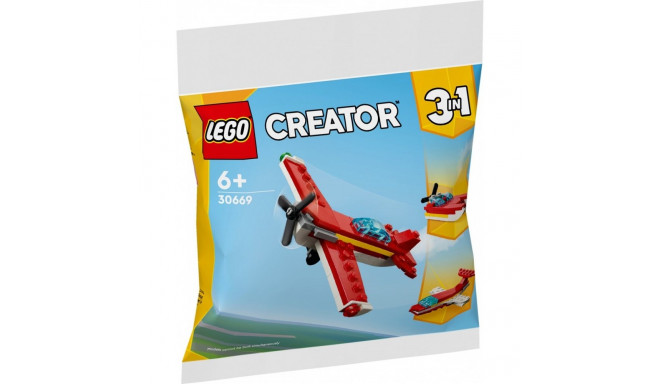 Klocki creator 30669 kultowy czerwony samolot