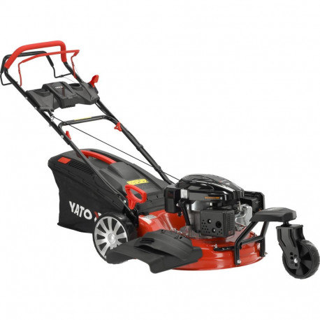 Three wheel petrol lawn mower self propelled for cutting grass 196cc 53cm 4.76HP YT-85545 YATO