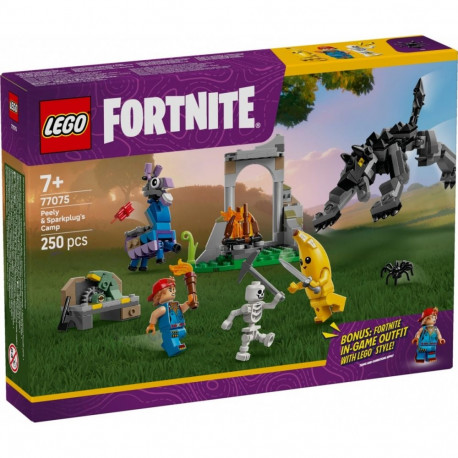 Fortnite building blocks 77075: Skully and Sparkplug and the Camp